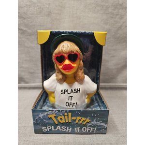 Celebriducks Tail-rr Splash It Off Rubber Duck Collectible New in Box Music